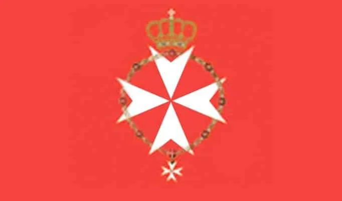 Die Flagge seiner Hoheit des Großmeisters