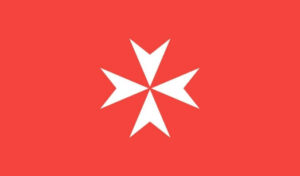 Flagge des Malteser Ordens