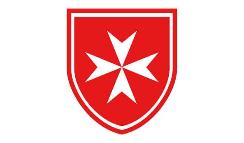 Malteser Wappen der humanitären und medizinischen Dienste
