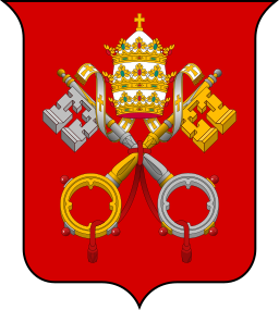 Das Wappenemblem einer Basilica minor