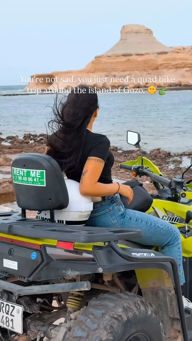 The Best Way To Visit Gozo 🍃🌞📌 @gozoquadhire for rentalsIf you’re planning on visiting Malta this year, here’s one activity we recommend for your trip to have the perfect weekend on the island of Gozo. THIS is a local and
authentic activity!!We booked with @gozoquadhire They’ve got everything either a quad, a classic buggy, sports buggy and more!!!
whatever suits your vibe.If you go to Gozo and don’t do this, you’re truly missing out on the best part of the island. 🇲🇹quad bike gozo | gozo quad rentals | quad bikes malta | quad tour gozo | quad biking malta | atv gozo | gozo quad hire | gozo self drive quad tour | quad bikes gozo | gozo quad bike tour | quad tour malta | malta quad bike hire |
gozo atv tour