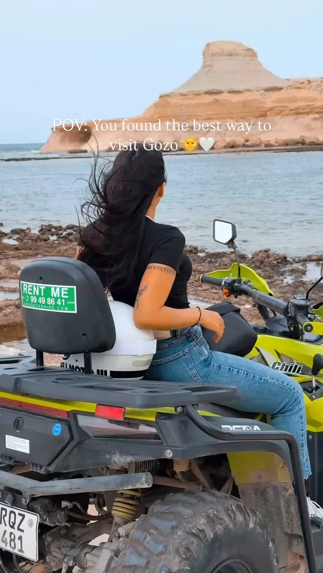 The Best Way To Visit Gozo 🌞🍃📌 @gozoquadhire for rentalsIf you’re planning on visiting Malta this year, here’s one activity we recommend for your trip to have the perfect weekend on the island of Gozo. THIS is a local and  authentic activity!!We booked with @gozoquadhire They’ve got everything either a quad, a classic buggy, sports buggy and more!!! whatever suits your vibe. 😎If you go to Gozo and don’t do this, you’re truly missing out on the best part of the island. 🇲🇹 quad bike gozo | gozo quad rentals | quad bikes malta | quad tour gozo | quad biking malta | atv gozo | gozo quad hire | gozo self drive quad tour | quad bikes gozo | gozo quad bike tour | quad tour malta | malta quad bike hire | gozo atv tour