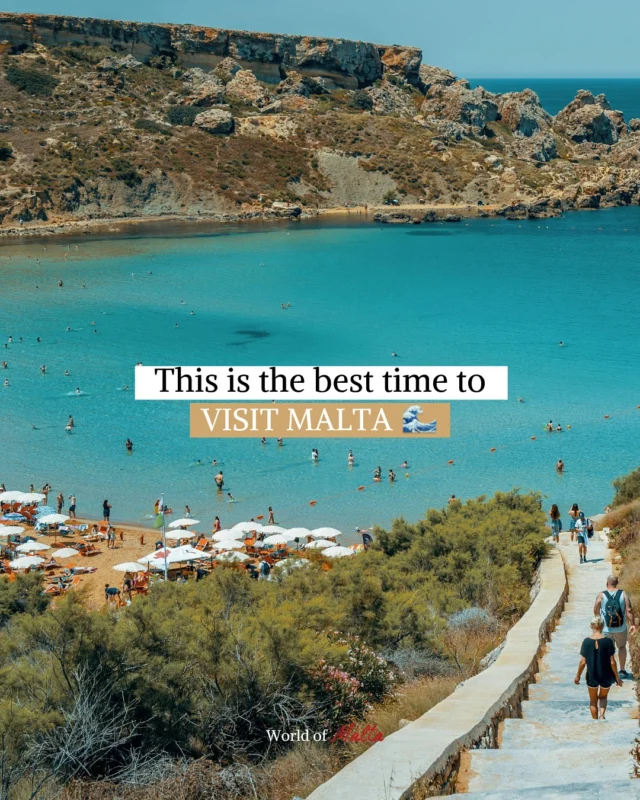 🤔 Best time to Visit Malta?Let me tell you—it’s one of the reasons we fell in love with this place. Nearly 300 days of sunshine a year, mild winters, and the kind of golden sunsets that make you stop everything just to take it all in. 😍If you’re dreaming of a trip here, you’re gonna want to make the most of it! We put together a FREE travel guide with all my best tips—where to go, what to pack, and how to soak up that perfect Maltese sunshine.❤️ Follow @worldofmalta for more Malta travel tips and insider secrets!Things to do in Malta | Tips for Visiting Malta | Hidden Gems in Malta | Visit Malta | Malta Life | Malta Diaries | Malta by Local | Summer in Malta | This is Malta | Malta Adventures | Malta Explore | Explore Malta