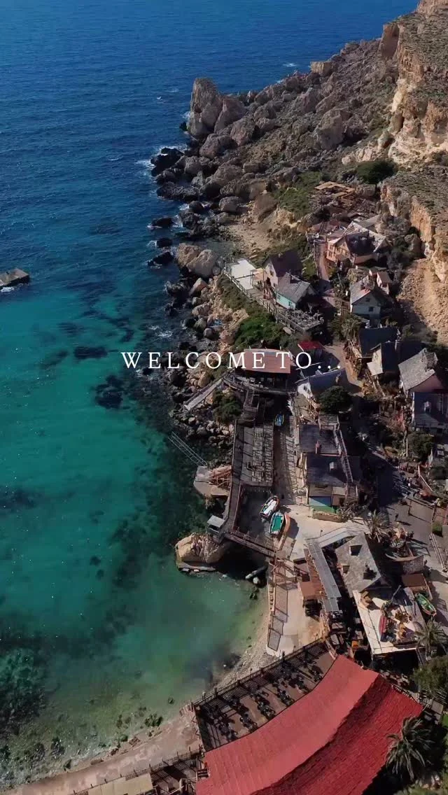 Popeye Village is calling your name! 🌴✨🎥 Who will you bring with you to Italy? Tag below 👇Located in Mellieħa, Malta’s most char ming film set. Originally built for the 1980 Popeye movie, this colorful village has been enchanting visitors for decades. 😍🍿 What makes it special?
-Stunning seaside location with crystal-clear waters
-Fun-filled activities for the whole family
-Comfortable accommodations right on-site
-Easy access - just hop on bus 101 to the “Popeye” stop!🫶 Book your adventure through our link in bio!🎥 Love this view? There’s more coming!! FOLLOW along!Best time to Visit | Things to do in Malta | Tips for Visiting Malta | Visit Malta | Malta by Local | Summer in Malta | This is Malta | Malta Beaches | Malta Activities