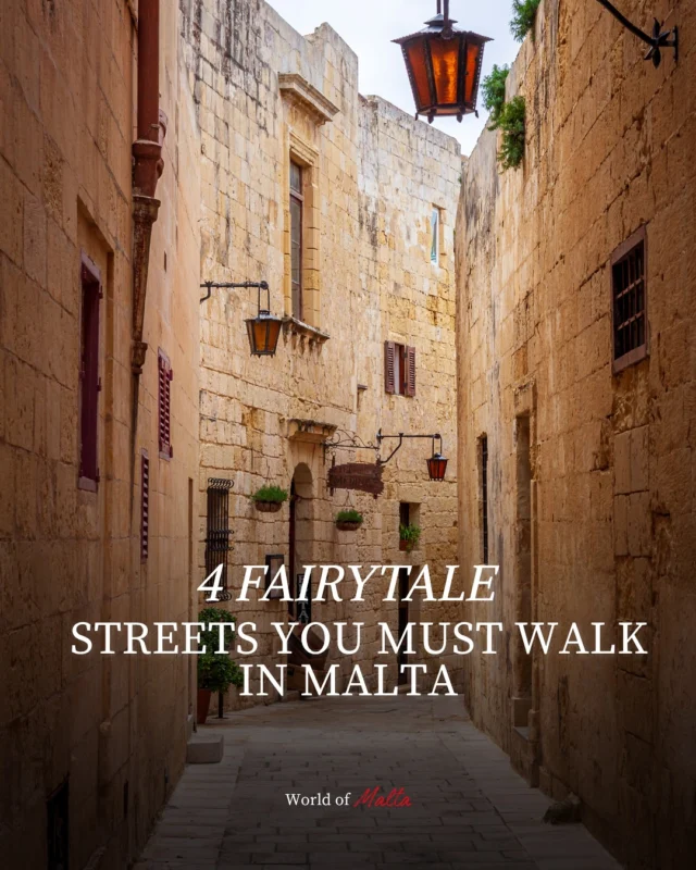 4 Fairytale  Streets You Must Walk in Malta 🌺🍷 : Villegaignon Street, Mdina
: Old Mint Street & St. Ursula Street, Valletta
: II-Palazz Tal Isgof, Birgu
: Saint Augustine Street, RabatDiscover all our favourite places in our Full Guide for for your trip to Malata (link in bio).🫶 Inside:  Must-See Hidden Gems | Local Foodie Favorites | Perfect Photo Spots | Seasonal Events | Transportation Hacks & Island-Hopping Tip📸 Too pretty to forget! save this post❤️ Follow @worldofmalta for daily Malta inspiration.Malta Streets | Malta travel | Malta places | Malta summer | St Julian’s | Mellieha beaches | Gozo | Malta ancient | Visit Malta