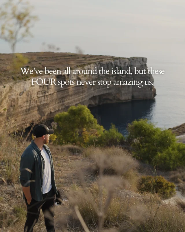 Our 4 favourite locations in Malta, all based on our personal experiences! 😍📍 Blue Lagoon (Comino) — This gem is breathtaking! The best time to visit is outside July and August, when it’s less crowded, or go early in the morning. The water is insanely blue and so beautiful!📍 Dwejra Bay (Gozo) — This spot is absolutely stunning! It’s not only home to the famous Fungus Rock, but also the Blue Hole and the Inland Sea beach. You can easily spend the whole day here. It’s quite rocky, so make sure to wear proper shoes!📍 Ras id-Dawwara — Perfect for hiking lovers and anyone who enjoys nature. It’s especially beautiful in spring when everything turns green📍Mġarr ix-Xini (Gozo) — One of our absolute favourites! This hidden spot is less known, so it’s usually quiet. Great for kayaking, swimming, and relaxing in crystal-clear water.Which one would you pick?