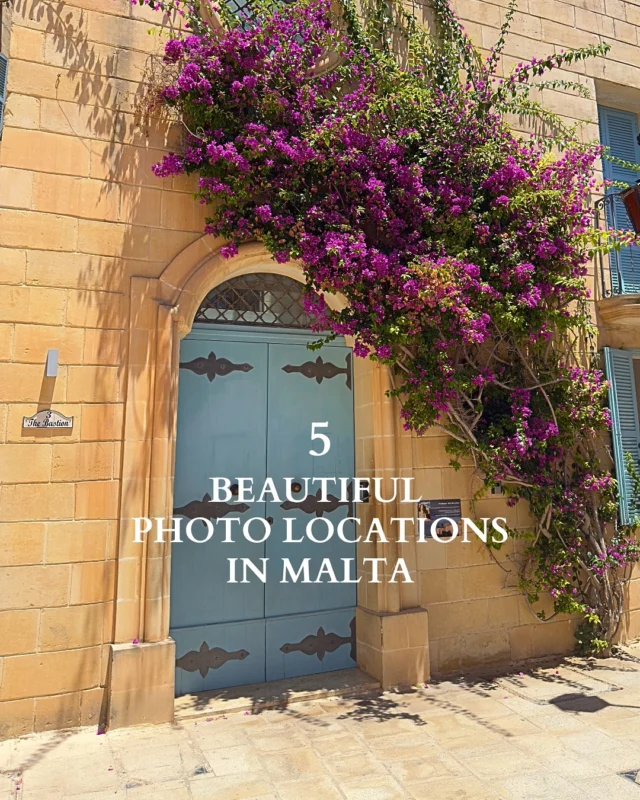 6 Beautiful photo Locations in Malta 📸1. II-Palazz Tal Isgof, Birgu
2. Old Mint Street in Valletta were historically where coins were minted.
3. The Blue Door, Mdina. You’ll find it on Triq Mesquita (Mesquita Street), one of the prettiest little alleys in the Silent City.
4. The Dingli Eye Viewpoint
5. Għajn Tuffieħa Beach, Before heading down to the beach, hike up the hill on the right side for a breathtaking panoramic view of the whole bay.Follow us for more Malta tips! 🤍Discover more beautiful cities in Malta, full of history and charm, in our digital travel guide (link in bio!) 🍷🍃
