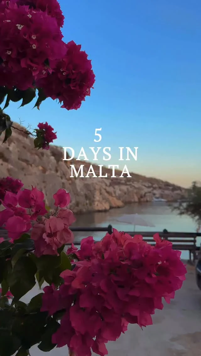 Malta: 5 Day Itinerary 🌴🐠🌊 Save for future Malta holidaysMalta has plenty to see and do, and here’s our perfect 5-day itinerary with all our favourite spots on the island! If you have extra days, we definitely recommend adding Gozo to your bucket list too. 🥰A few things to keep in mind if you’re planning to visit Malta this winter 🍃- It’s quite windy, so bring a windproof jacket.
- The weather can change fast, so stay flexible (it can be sunny and rainy on the same day!).
- Bring your swimsuit, many hotels have indoor pools.
- Pack comfy shoes for long walks and a beach blanket, even if you don’t swim, it’s perfect for relaxing and enjoying the views.Share this with the person you want to take with you ✈️📌 We’ve created a full guide for your Malta experience. Download it from the link in our bio! It includes our favourite restaurants, must-visit places, activities, and lots of local tips. 🫶#travel #bucketlistdestinations #island #itinerary