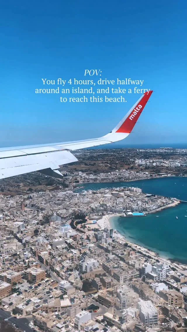 Save this beach to your bucket list for your trip to Malta 🤯🌊This beach is Ramla Bay, located in Gozo. To get here, you’ll need to take the ferry, and once you’re in Gozo, it’s very easy to reach by bus or car. It’s a big, beautiful, and calm beach, and right above it, you’ll find one of the nicest viewpoints on the island: Mixta Cave.This area feels super relaxing. Come in the morning, start with a short walk up to Mixta Cave for the views, and then head down to the beach for a picnic-style day. There are a few places to buy food, but depending on the season, they might be closed, so bring what you need just in case. 🧺🍇Are you planning to visit Gozo during your trip to Malta? 🌊💛We’ve created a full guide for your Malta experience. Download it from the link in our bio! It includes our favourite restaurants, must-visit places, activities, and lots of local tips. 🇲🇹